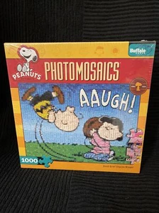 Photomosaische Erdnüsse 1000-teiliges Puzzle Charlie Brown Lucy Aaugh NEU - Bild 1 von 14