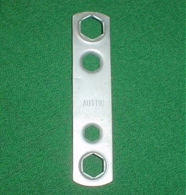 AUSTIN CRAFT ENGINE WRENCH MODEL AIRPLANE ENGINES, BRAND NEW, SILVER FINISH - Image 1 of 2