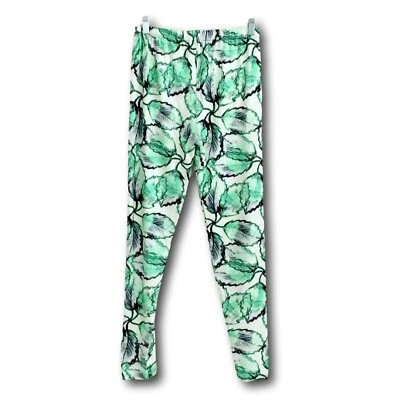 Leggings Depot Pants Plus Size Leaf Pattern Fitness Sporty Yoga NEW Z1 - Image 1 of 4
