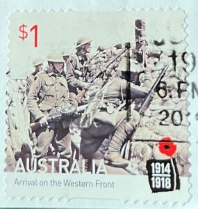 201 Australia $1.00 WWI Arrival on the Western Front FU D27