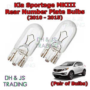 For Kia Sportage Rear Number Plate Bulbs Reg Plate Bulb Light Lights MK3 (10-15) - Picture 1 of 1