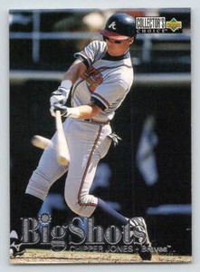 1997 Collector's Choice Big Shots #15 Chipper Jones (ref 223008)