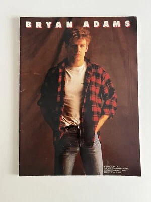 BRYAN ADAMS THE BEST OF - PIANO, VOCAL, GUITAR - GOOD CONDITION 1986 - Image 1 of 4