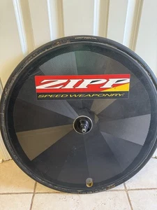 Zipp Rear Disc Wheel Carbon Fiber 650c 10-speed Speed Weaponry Tubular - Picture 1 of 12