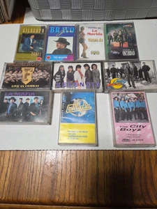 TEJANO/ CHICANO/ OLD SCHOOL/ VARIOUS TEX-MEX ARTISTS 10 CASSETTES VERY GOOD LOT - Picture 1 of 2