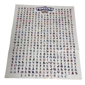 Pokemon Diamant und Perle Edition Poster Nintendo 2007 Sammlerstück 23x19" MÄNGEL - Bild 1 von 19