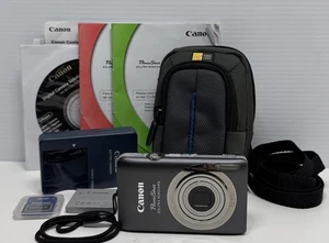 Canon PowerShot ELPH 100 HS Gray 12.1MP Digital Camera Bundle - Tested Working ✅ - Picture 1 of 17