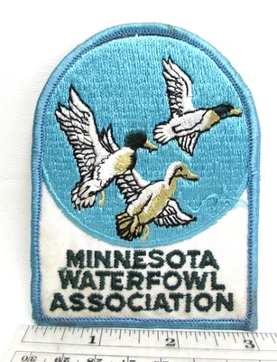 Vintage Minnesota Waterfowl Association Jacket Patch Hopkins MN Conservation - Image 1 of 3