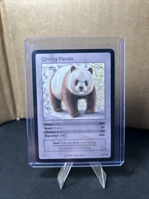 Life TCG 1st Edition Rare Non-Holo Qinling Panda 119/100 - Image 1 of 2