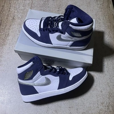 Air Jordan 1 Retro High CO JP Midnight Navy DC1788-100 Mens Size 9.5 NEW IN BOX - Image 1 of 4