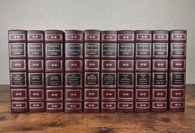 WINSTON S. CHURCHILL: THE OFFICIAL BIOGRAPHY~MARTIN GILBERT EASTON PRESS 10 VOLS - Image 1 of 4