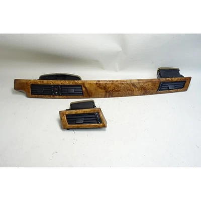 04-10 BMW E60 serie 5 E61 tablero interior delantero madera moldura par luz álamo OEM Foto 1 de 4