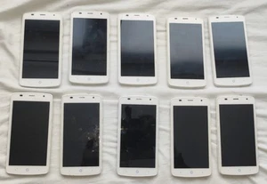 Lote de trabajo de 10 teléfonos móviles Android NOS NOVU II ZTE BLADE L5 PLUS - Sin baterías - Imagen 1 de 3