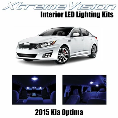 XtremeVision Interior LED for Kia Optima 2015+ (9 PCS) Blue - Image 1 of 4