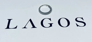 LAGOS 925 Sterling Silver Signature Caviar Beaded Stack Band Ring Size 6.75 - Picture 1 of 12