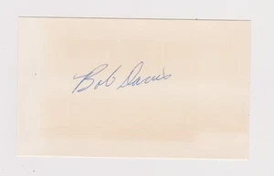 Bob Davis - Signed 3x5 - Debut 1973 - Padres - Picture 1 of 1