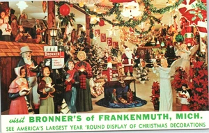 Postal publicitaria de Visit Bronner's Of Frankenmuth Michigan - Imagen 1 de 2
