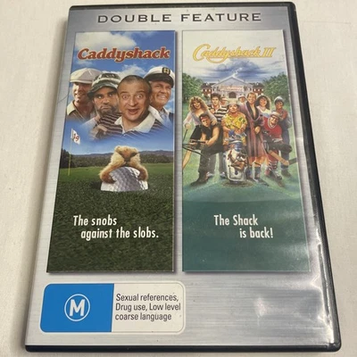 Caddyshack 1 and 2 -  1 2 DVD - Comedy Region 4 GC-VGC Fast Free AUS Postage - Image 1 of 4