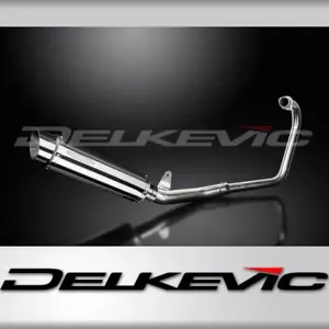 HONDA CBF250 2004-2012 FULL EXHAUST SYSTEM 350mm STAINLESS ROUND BSAU SILENCER - Picture 1 of 4