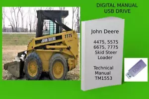 Cargadoras de dirección deslizante John Deere 4475 5575 6675 7775 manual técnico ver desc. - Imagen 1 de 1
