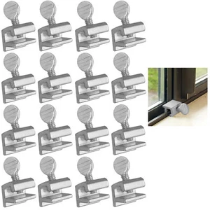 16 Pc Heavy Duty Sliding Window Locks Easy Thumbscrews High Security Home Lock - Picture 1 of 1