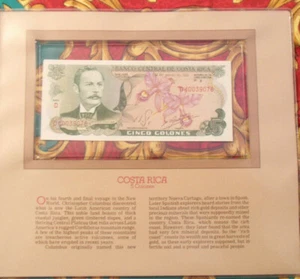 Most Treasured Banknotes Costa Rica 12.03.1981 5 Colones P-236d.12 UNC - Picture 1 of 4