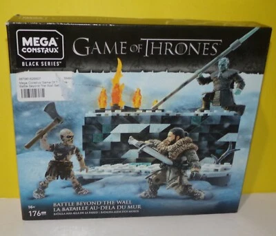 Mega Construx JUEGO DE TRONOS Serie Negra Batalla Más Allá de la Pared 176 Piezas NUEVO Foto 1 de 2