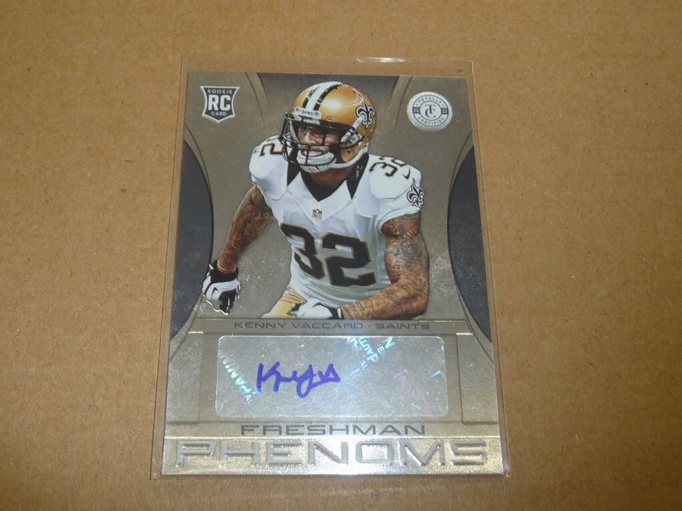 2013 Panini Totally Certified KENNY VACCARO AUTOGRAPH/AUTO SAINTS /499 E3198 - Image 1 of 1