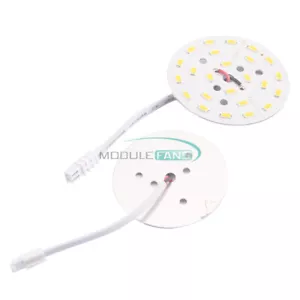 Diodo emissione luce led bianco caldo 12W 5730 SMD evidenziatore pannello lampada 65mm. - Foto 1 di 9