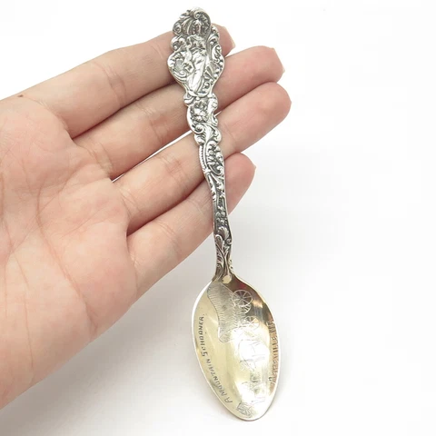 925 Sterling Silver Antique Victorian Gorham Versailles - 1888 Tea Spoon Cover