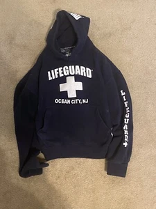 Lifeguard Youth Large Ocean City New Jersey Hoodie - Picture 1 of 1