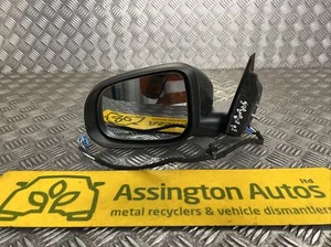 08-12 Volvo S40 MK2 Facelift Nearside Electric Powerfolding Wing Mirror GREY - Picture 1 of 10