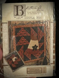 Buttermilk Basin Sew Simple sewing kit Quilt Piece Candy Corn Fall Halloween - Picture 1 of 21