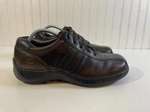 Skechers Men's Oxford Leather Shoes SN 4400 Size 10 US Brown Lace Up - Picture 1 of 15
