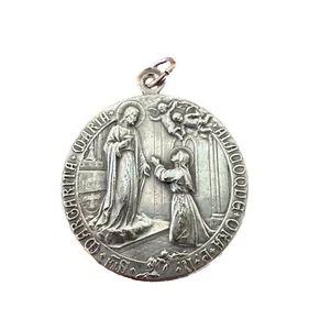 Ste Margaret Mary Alacoque Silver Bronze Religious Medal - Picture 1 of 7