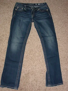 Womens Miss Me Mid Rise JE8314ETL Easy Straight Jeans! Size 30x32 - Picture 1 of 13