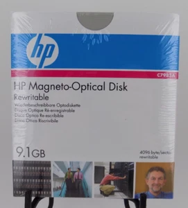 Cartouche de disque magnéto-optique HP C7983A 9,1 Go NEUVE et scellée ! LIVRAISON GRATUITE ! - Photo 1/2