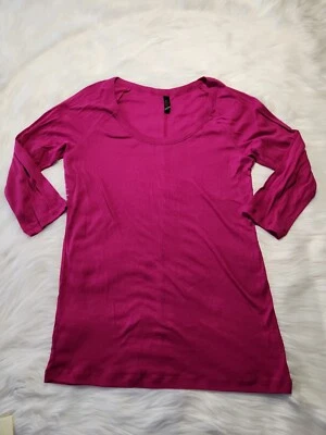 Camiseta VS Tee Shop Mujer Rosa Caliente Manga 3/4 M Foto 1 de 4