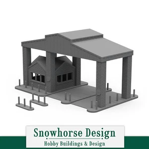 Base Entrance | Military Collection (HO Scale 1:87 / N Scale 1:160) - Bild 1 von 6