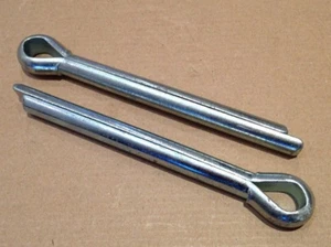 Stck. 2 BS1574 Imperial Split Splinte 1/2 Zoll Durchmesser x 4 1/2 Zoll lang. - Bild 1 von 1
