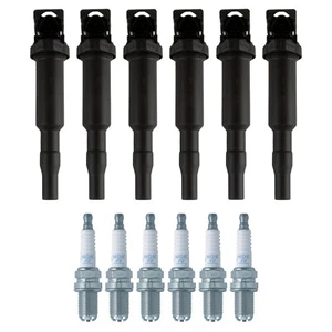 Bosch 6 Ignition Coil NGK 6 Standard Spark Plug Kit For BMW E53 X5 3.0 L6 2006 - Picture 1 of 1