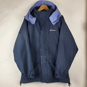 Berghaus Womens UK16 Cornice Gore-Tex Waterproof Jacket Navy Outdoors Hiking... - Picture 1 of 17