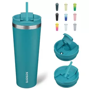 26oz Tumbler With lid And Straw Stainless Steel Travel Coffee Mug Insulated T... - Picture 1 of 6