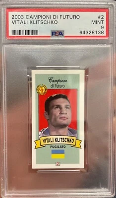 2003 Campioni Di Futuro Vitali Klitschko #2 PSA 9 Pop 7 - Image 1 of 2