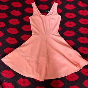 Lulu’s Daylight Peach Skater Sleeveless Dress S - Picture 1 of 7