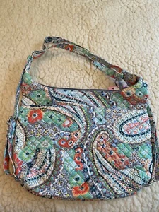 Vera Bradley Convertible Backpack Shoulder Bag Citrus Paisley - Picture 1 of 8