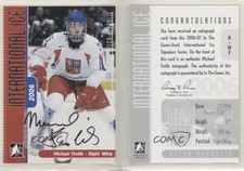 2006-07 In the Game-Used International Ice Signature Series Michael Frolik Auto