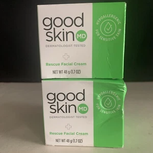 2x Good Skin MD Rescue Facial Cream Hypoallergenic Sensitive Skin 1.7 oz - Picture 1 of 6