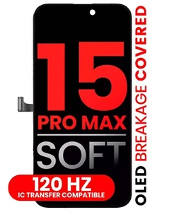 OLED Assembly Compatible For IPhone 15 Pro Max Aftermarket PRO: XO7 Soft) - Picture 1 of 4