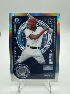 2024 Bowman #BAI-17 James Wood Bowman A.I. Washington Nationals - Foto 1 di 2